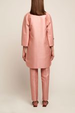 Manzoni 24 Cappotto double cotone-seta con spacchi Nuovo