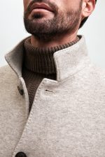 Manzoni 24 Cappotto jersey in tessuto cashmere Loro Piana Novità