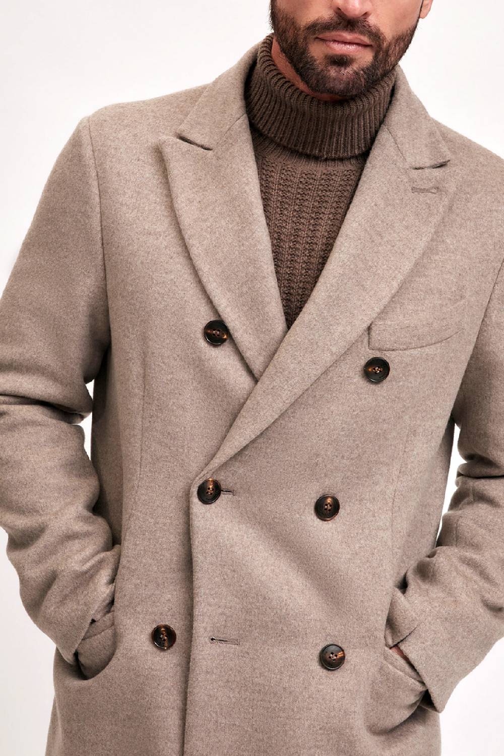 Manzoni 24 Cappotto doppiopetto in tessuto cashmere Loro Piana Affare Del Giorno