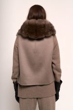 Manzoni 24 Gilet zibellino con cashmere In Vendita