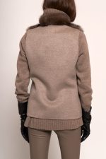 Manzoni 24 Gilet zibellino con tessuto cashmere Loro Piana Hotsell