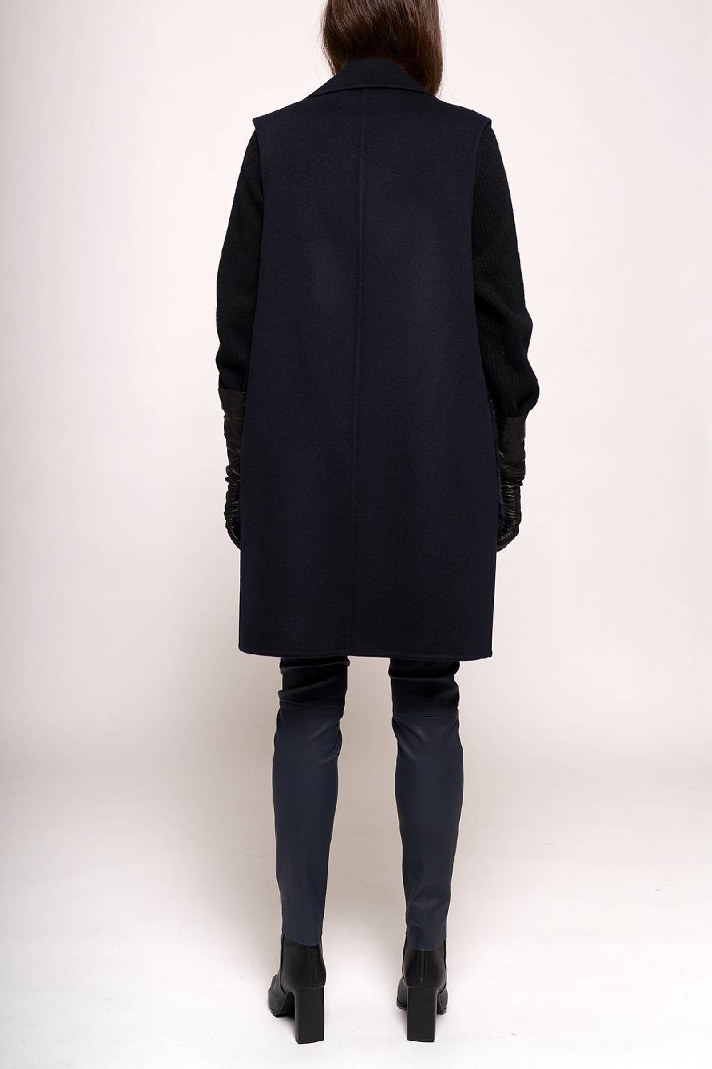 Manzoni 24 Gilet in tessuto cashmere Loro Piana con tasche visone Moda