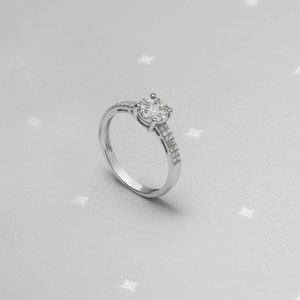 La Petite Story Anello con Diamanti - Bluespirit Promesse Vendite Flash