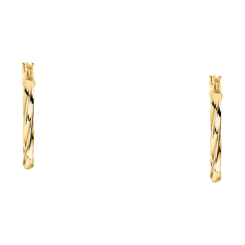 La Petite Story Orecchini a Cerchio - Creole in Oro, ⌀15mm Outlet