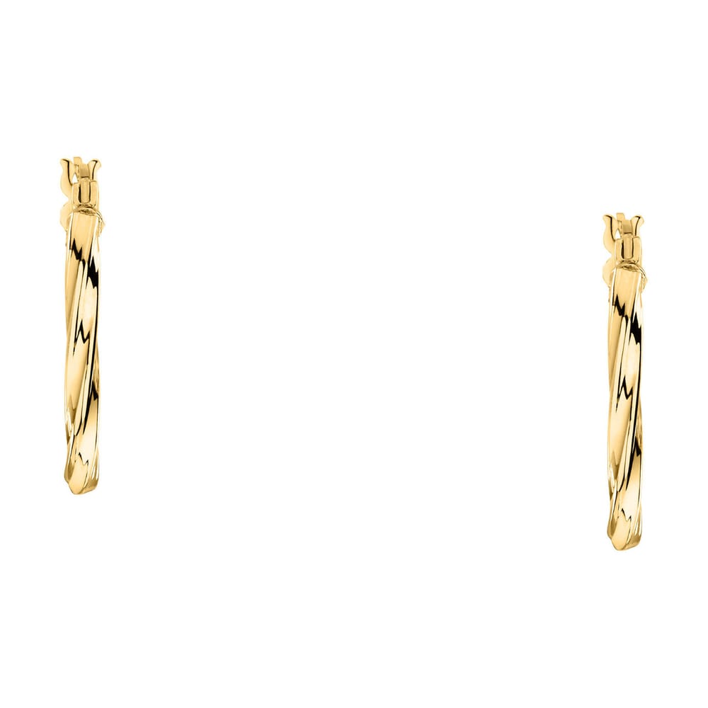 La Petite Story Orecchini a Cerchio - Creole in Oro, ⌀20mm In Saldo