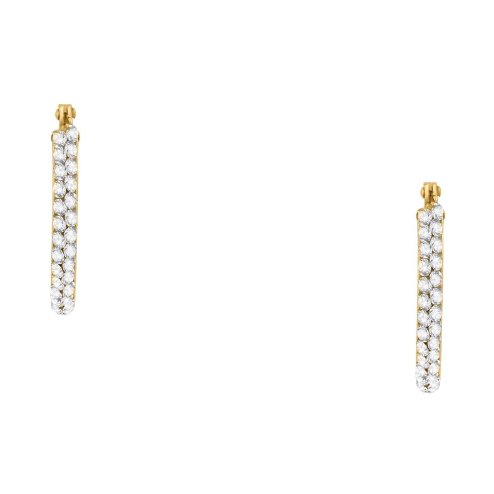 La Petite Story Orecchini a Cerchio - Creole in Oro, ⌀10x15mm Promozione temporanea