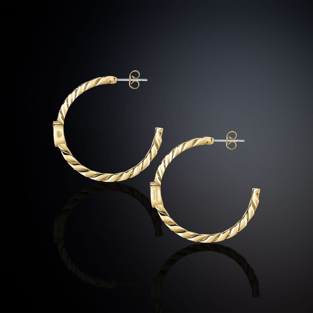 La Petite Story Orecchini Chiara Ferragni Brand Bossy Chain - J19AUW33 In Linea