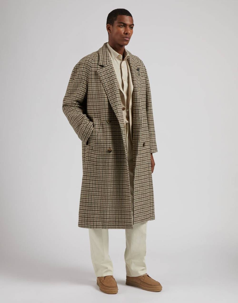 Lardini Giacca special line beige monopetto in cashmere e seta Spedizione Gratuita