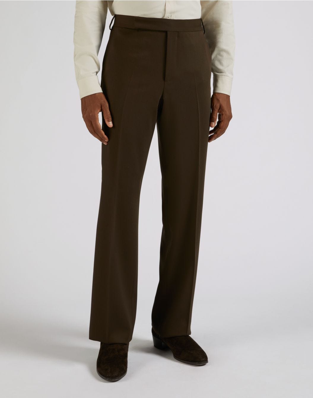 Lardini Pantalone attitude marrone in lana I Più Venduti