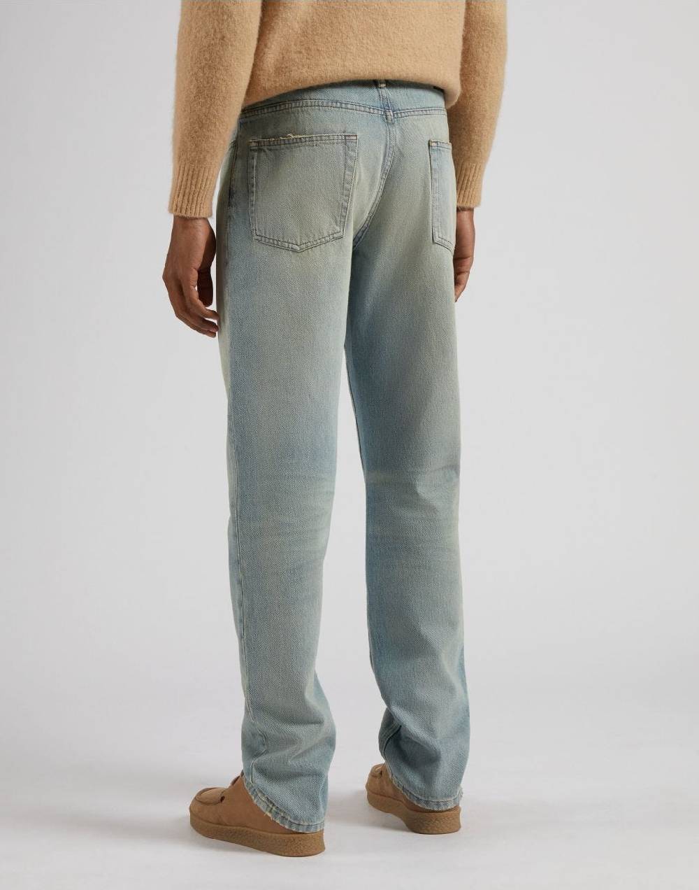 Lardini Jeans linea denim 12,7 oz old tea light blue Moda