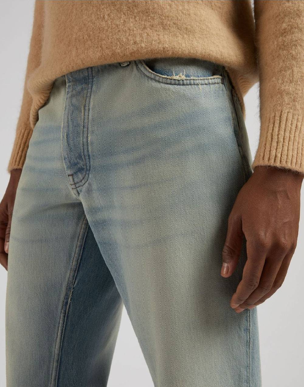 Lardini Jeans linea denim 12,7 oz old tea light blue Moda