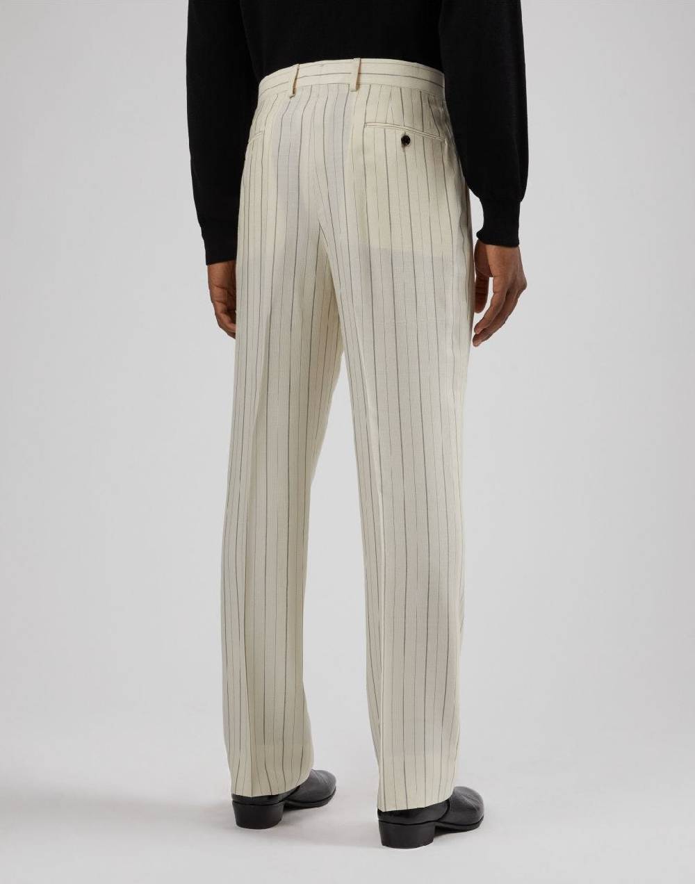 Lardini Pantalone attitude gessato mosso in viscosa Italia
