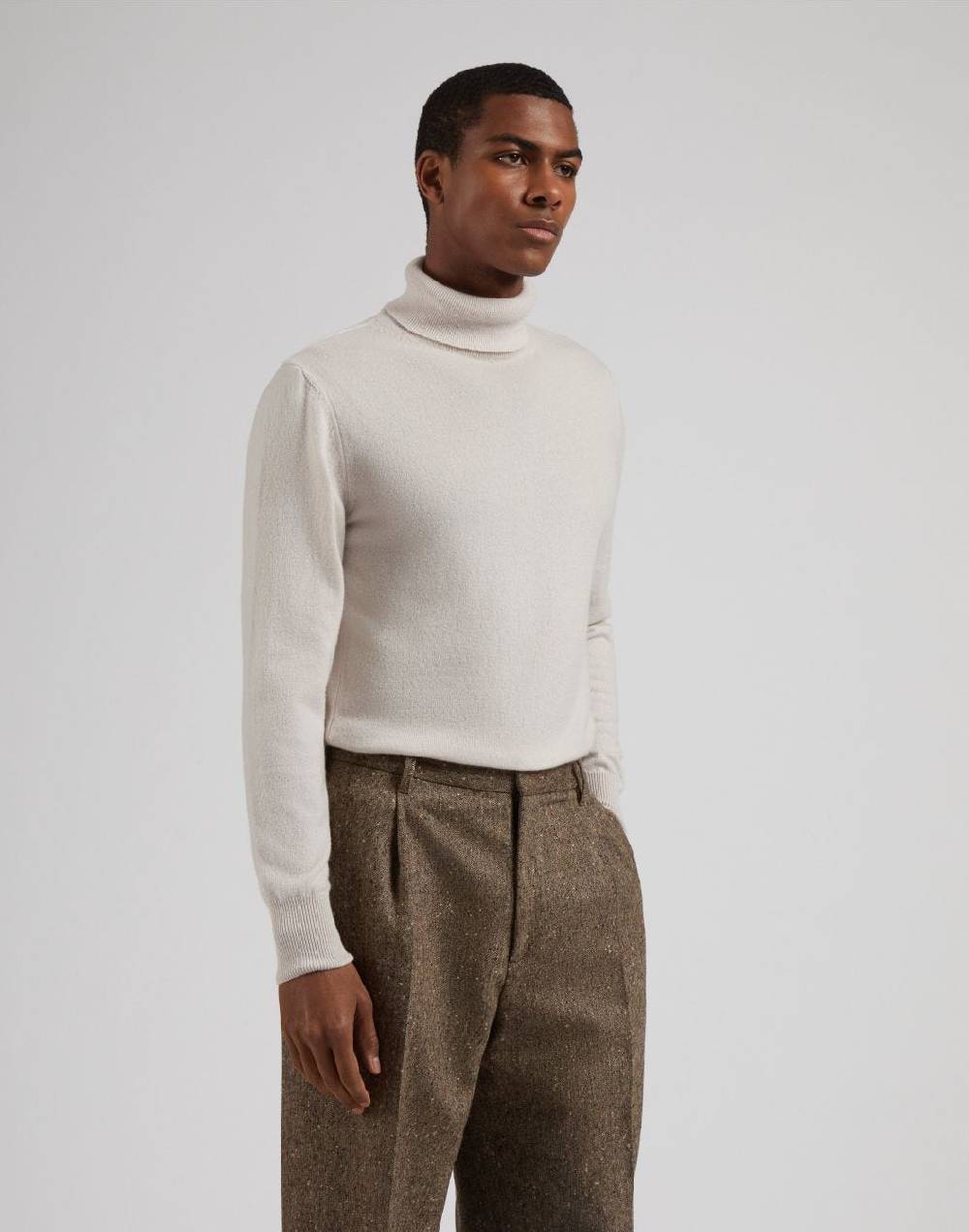 Lardini Dolcevita beige in 100% puro cashmere cariaggi Pezzi Unici