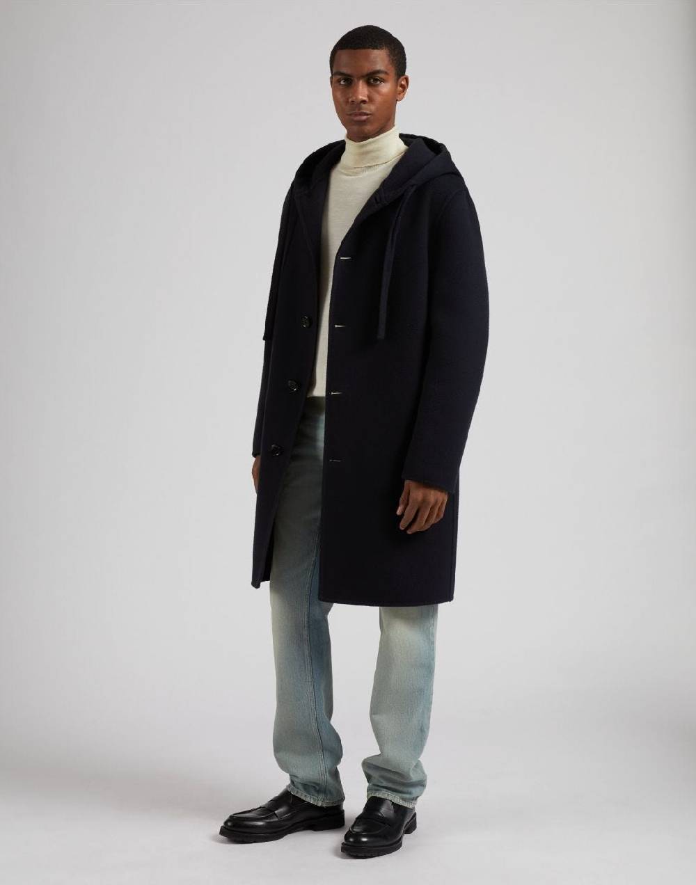 Lardini Dolcevita bianco in lana merino, seta e cashmere Negozi Online