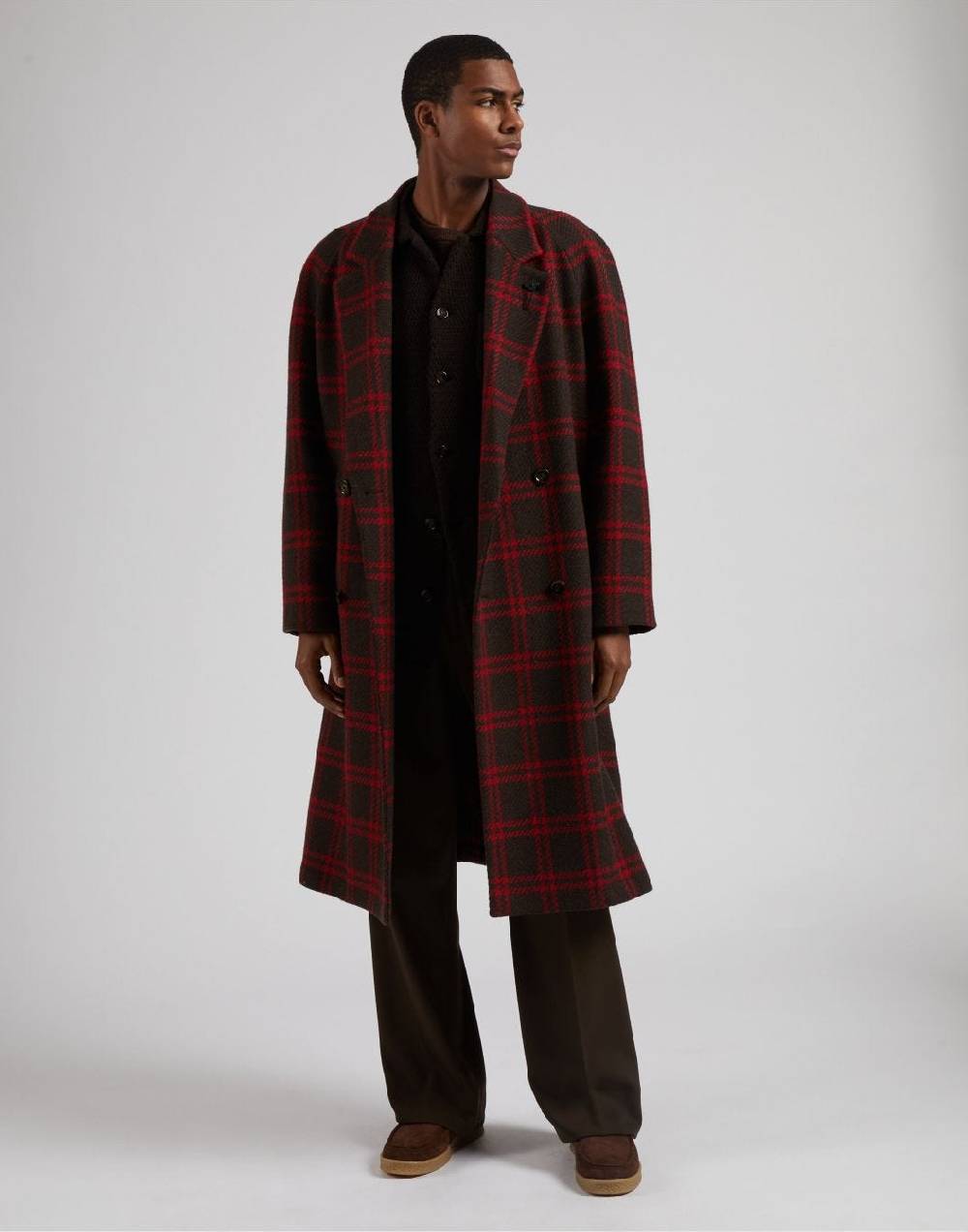 Lardini Giacca maglia marrone in 100% cashmere ecologico Limitato a 3 giorni