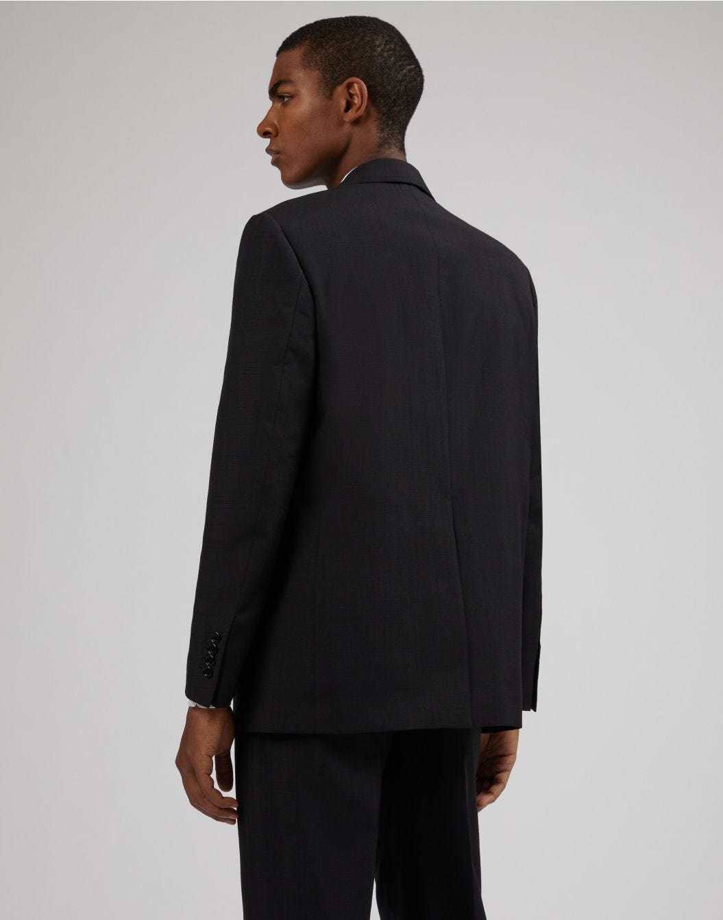Lardini Blazer attitude nero monopetto in lana e mohair Convenienza