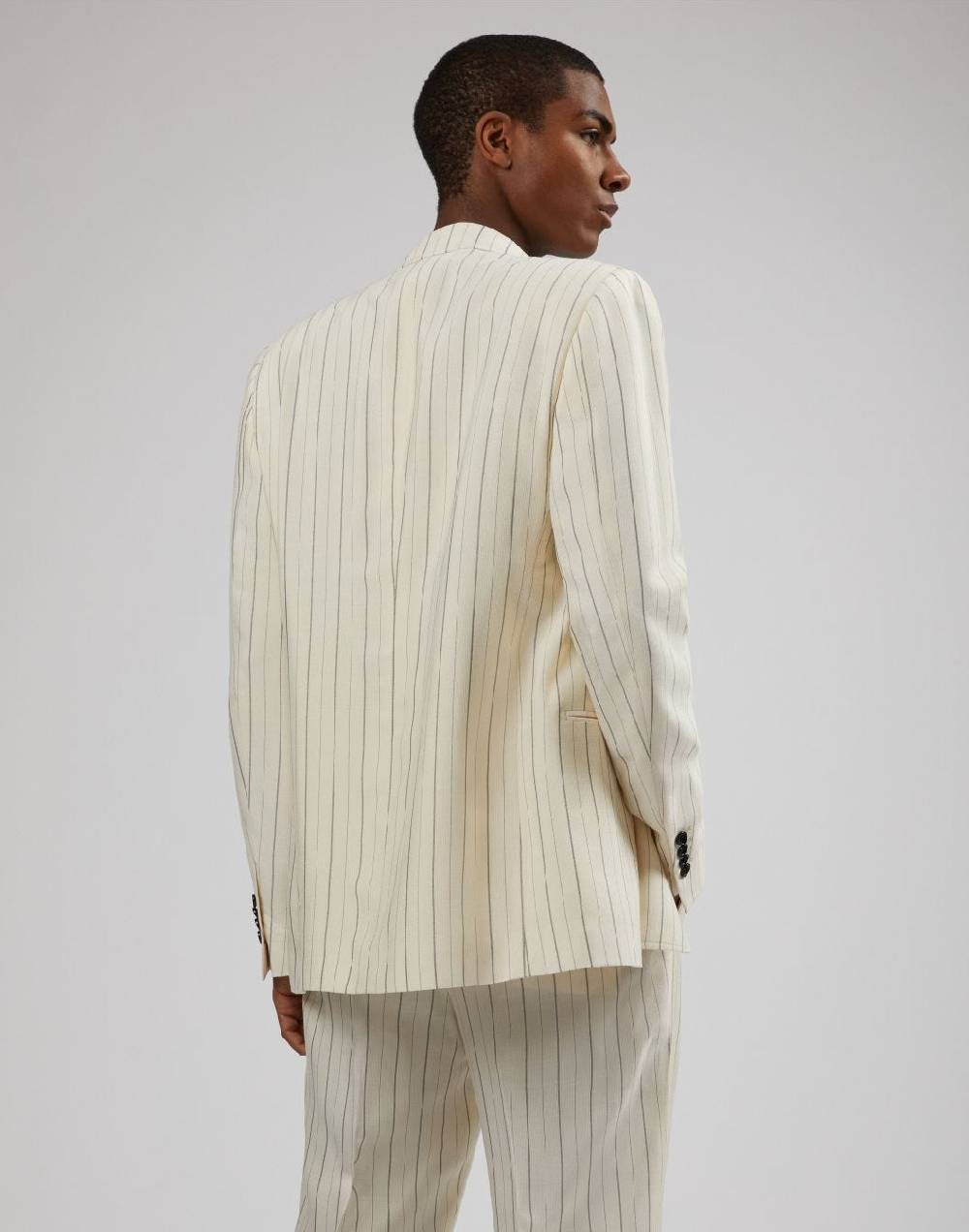 Lardini Blazer attitude gessato mosso in viscosa Novità