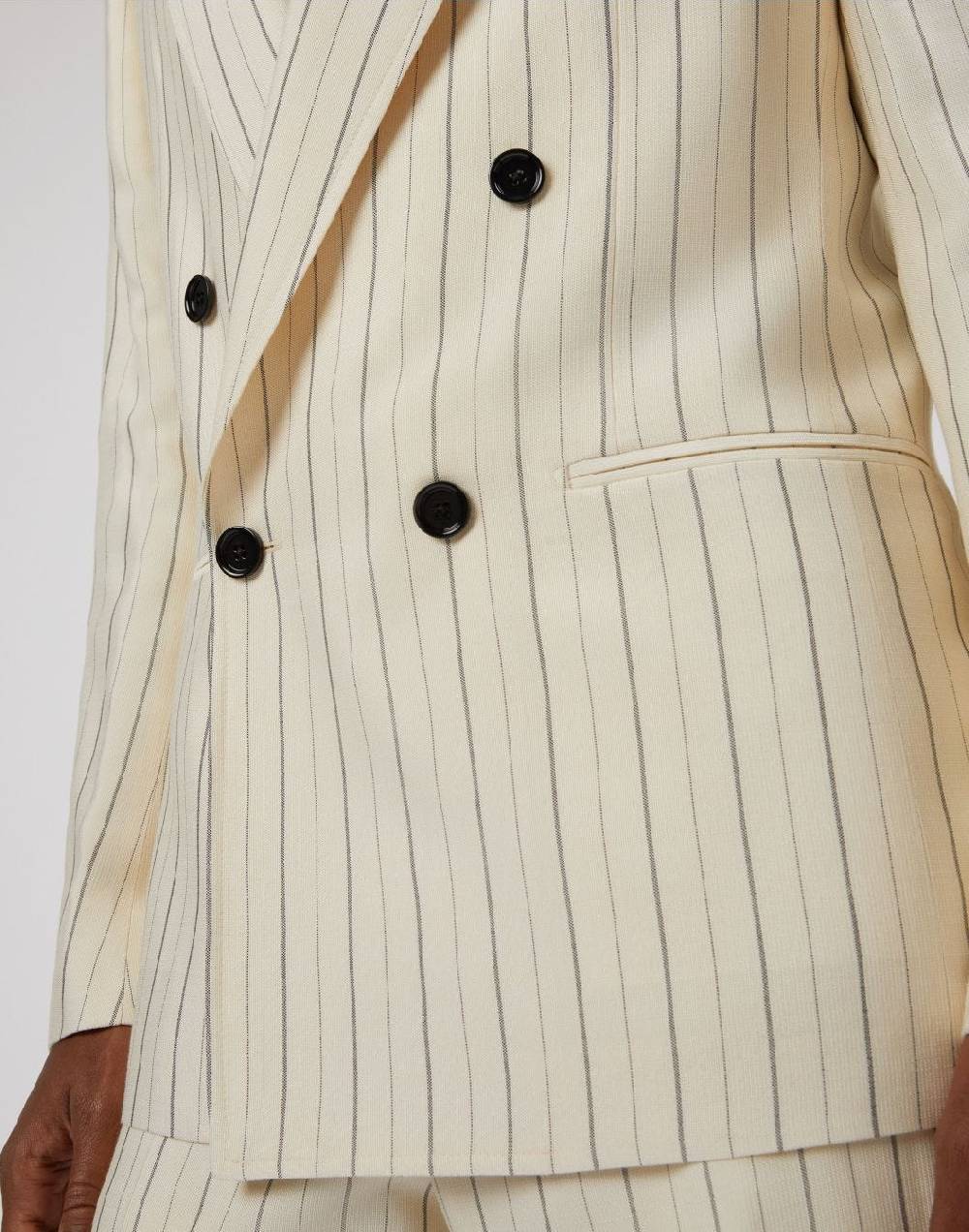 Lardini Blazer attitude gessato mosso in viscosa Novità