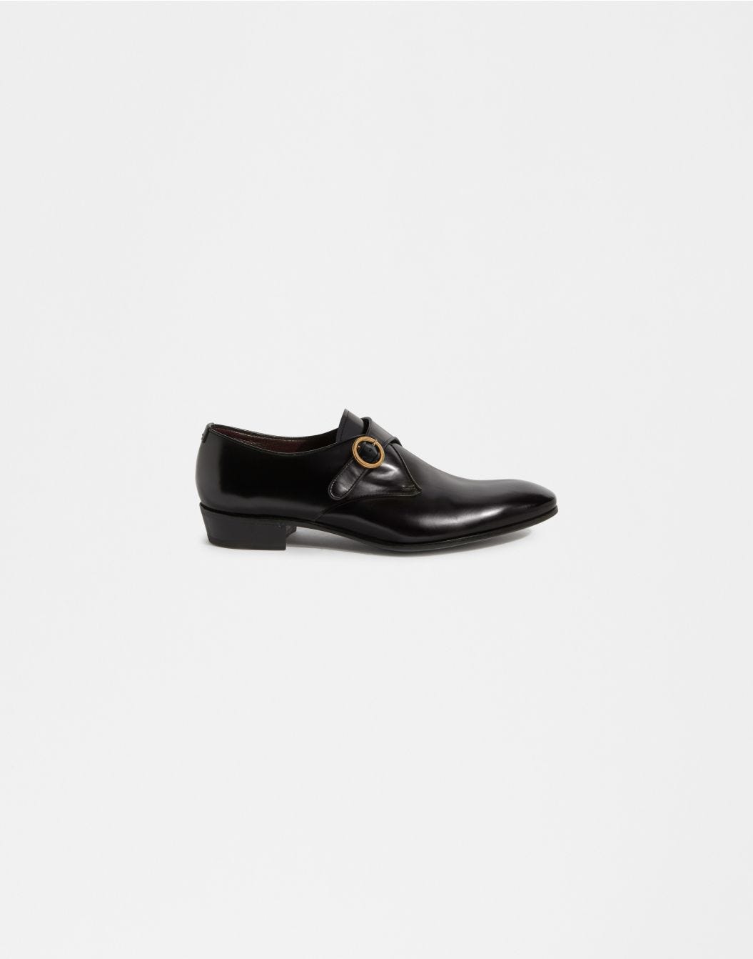 Lardini Scarpa classica in pelle con fibbia dorata Italy