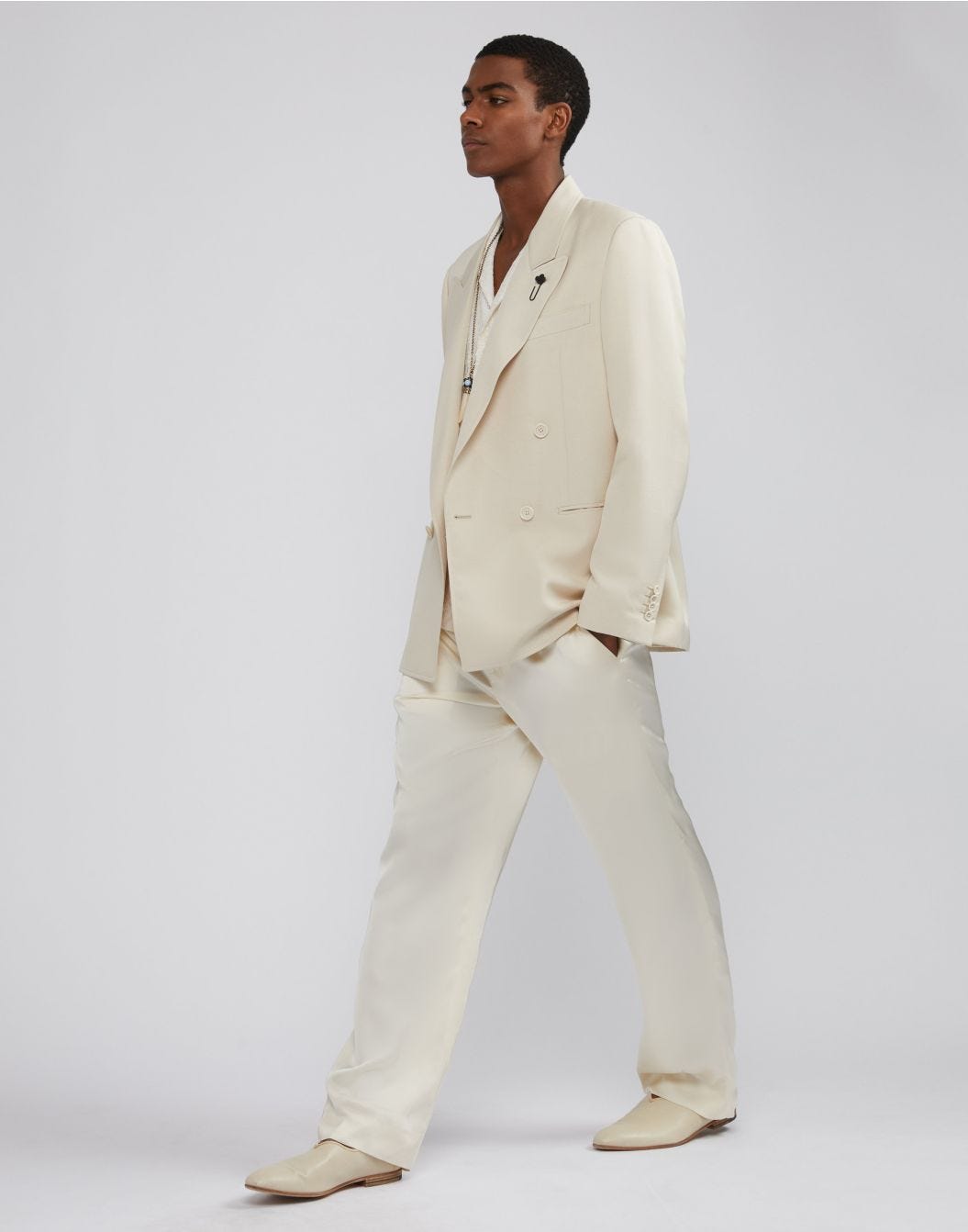 Lardini Pantalone comfort attitude in viscosa con elastico Italia