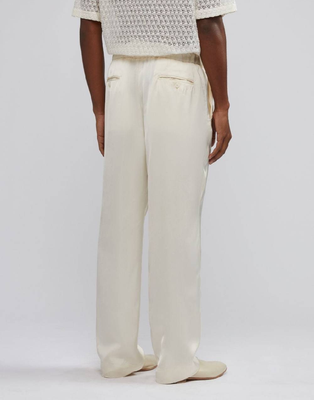 Lardini Pantalone comfort attitude in viscosa con elastico Italia