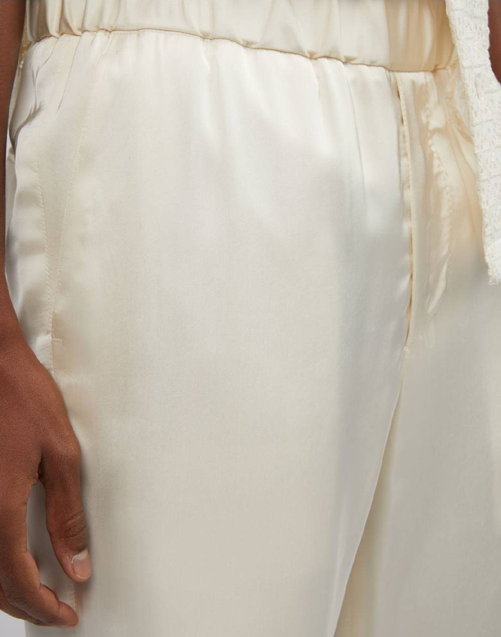 Lardini Pantalone comfort attitude in viscosa con elastico Italia