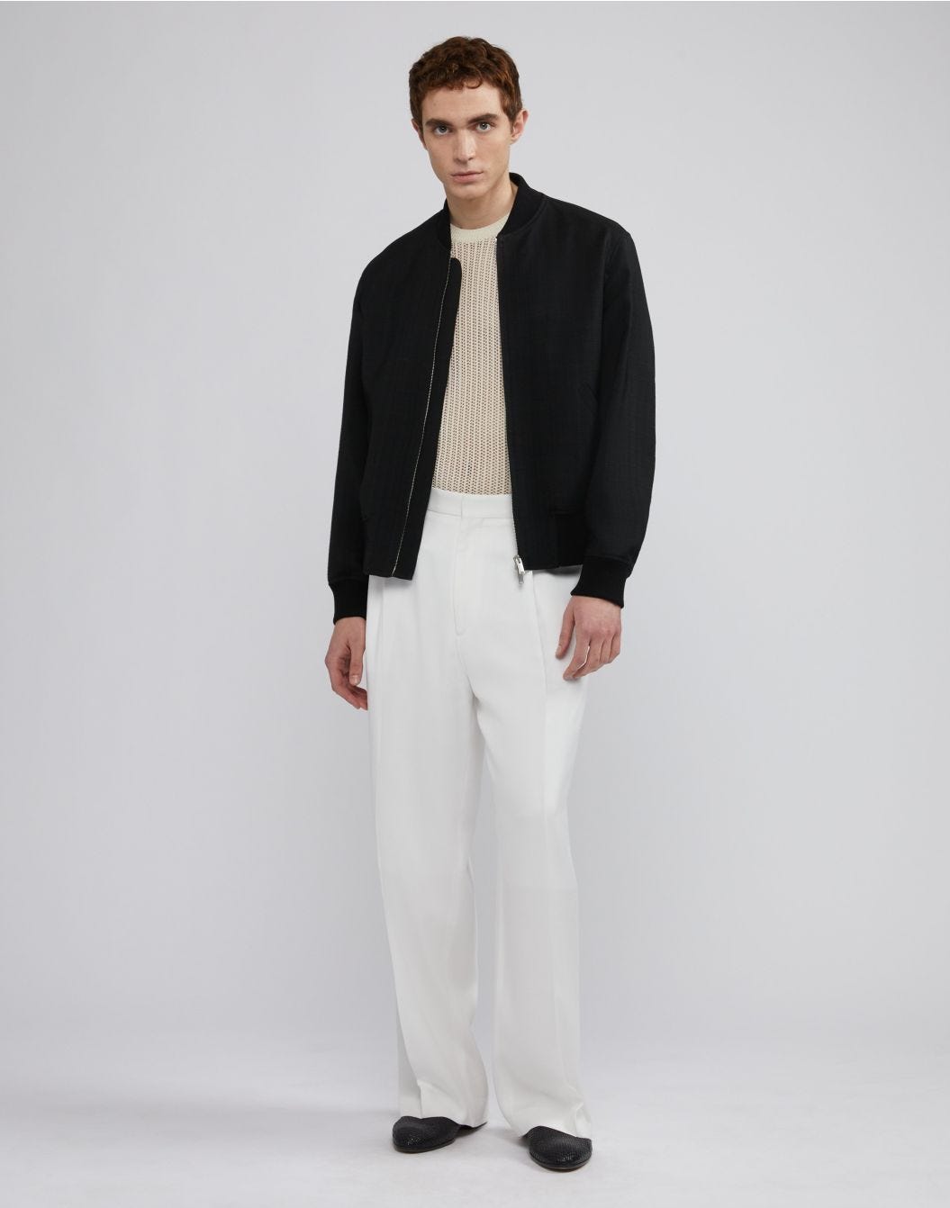 Lardini Varsity attitude nero decostruito in viscosa 2025
