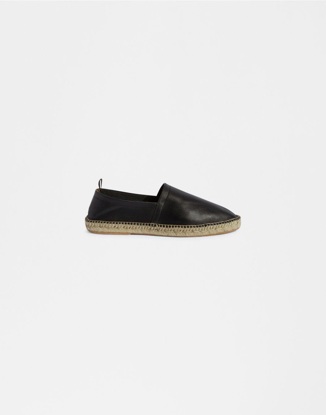 Lardini Espadrillas in vitello scamosciato semilucido nero Pezzi Unici