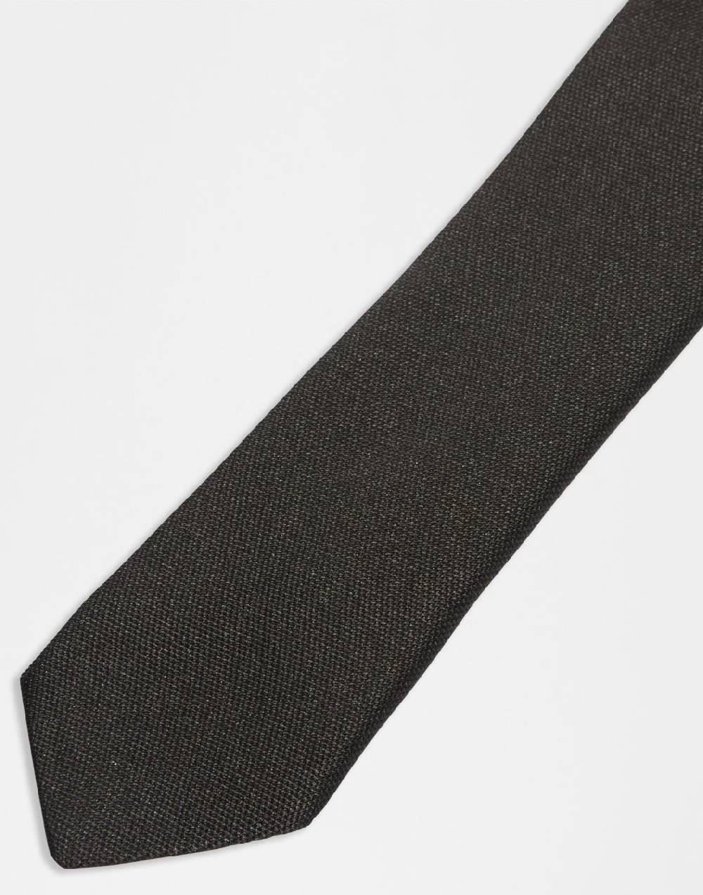 Lardini Cravatta in seta jacquard nera Qualità Garantita