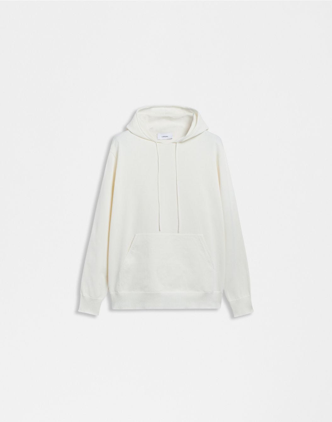 Lardini Felpa con cappuccio in cotone crêpe Outlet