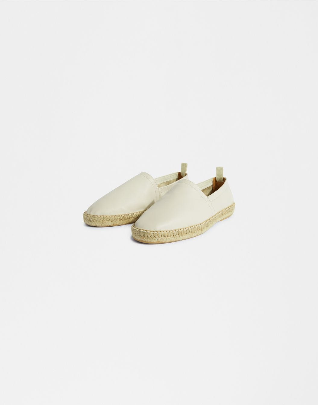 Lardini Espadrillas in vitello scamosciato semilucido panna In Vendita