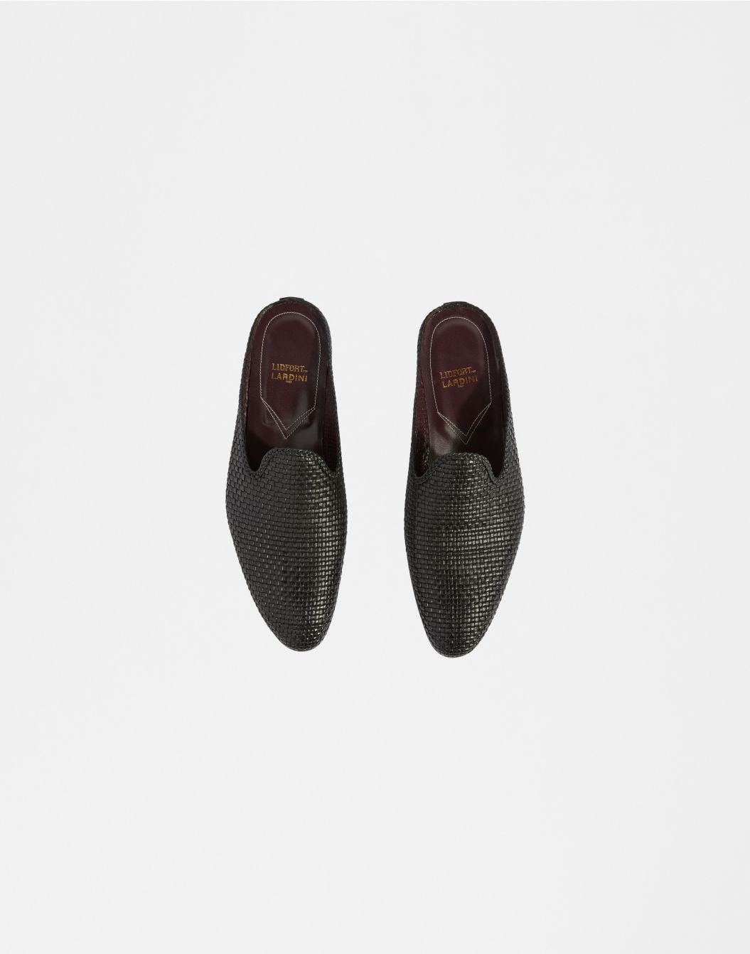 Lardini Mules in pelle di capra intrecciata Saldi