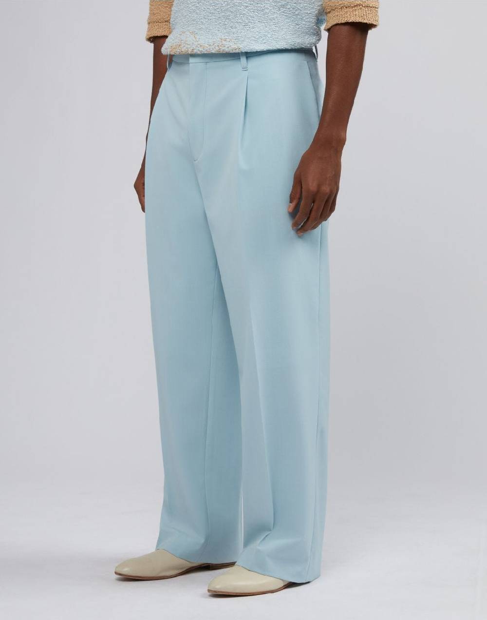 Lardini Pantalone comfort celeste Cyber Monday