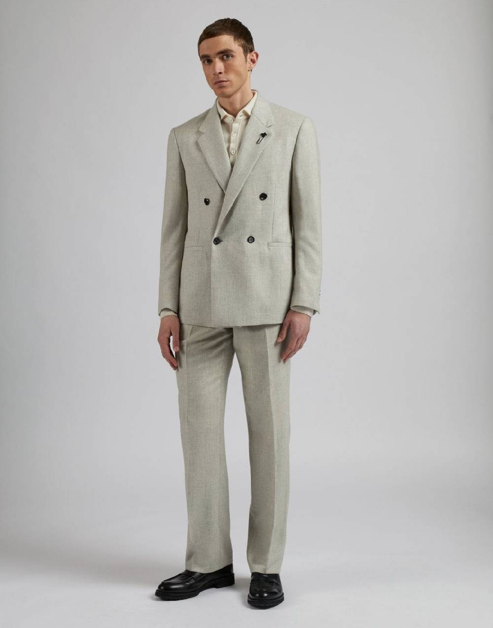 Lardini Abito linea feeling in cashmere light-flannel color panna Nuova
