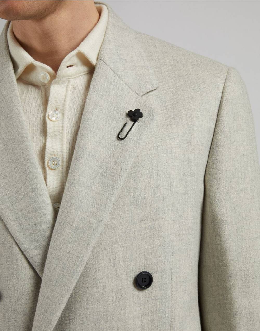 Lardini Abito linea feeling in cashmere light-flannel color panna Nuova