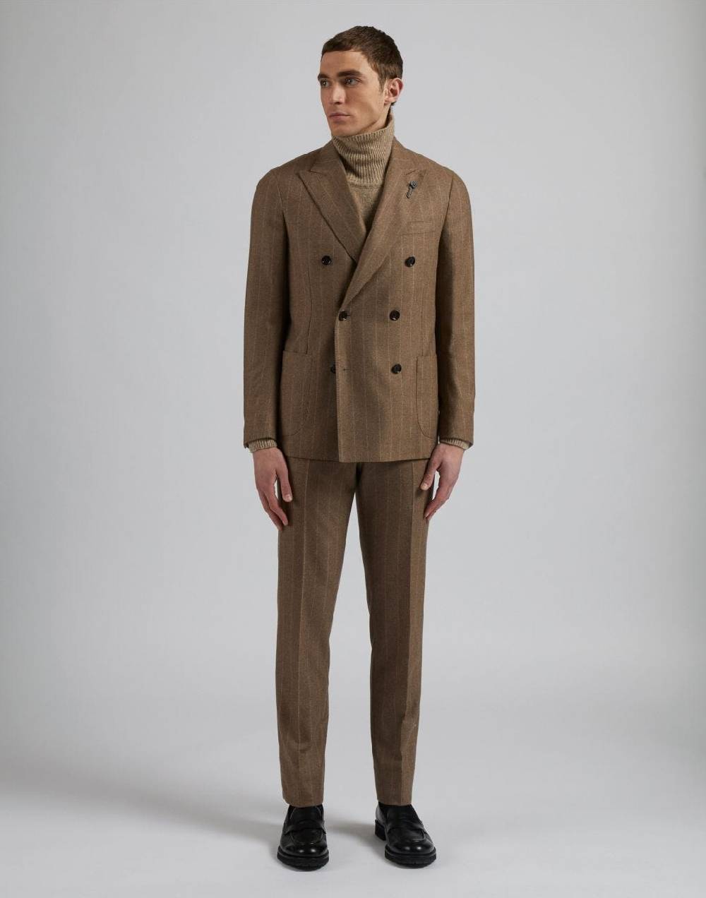 Lardini Abito special line in cashmere dai colori naturali Italia