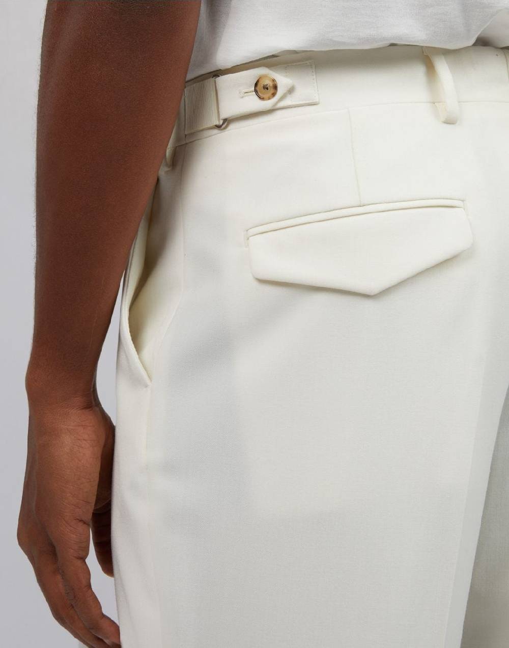 Lardini Pantalone panna senza pinces Offerta settimanale