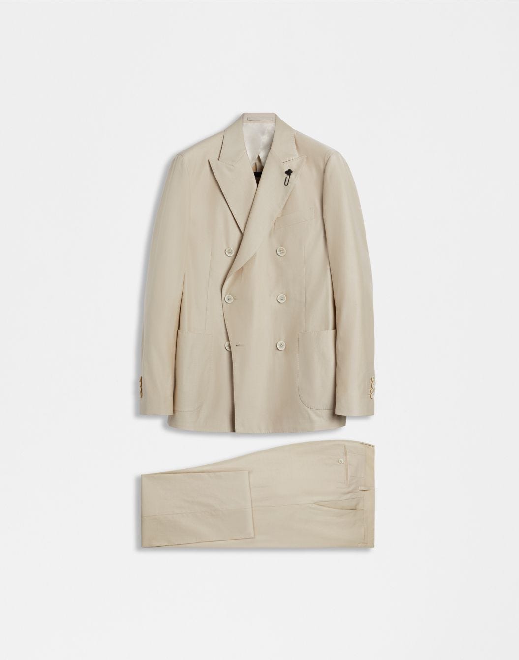 Lardini Abito special line in twill di cotone beige Presa
