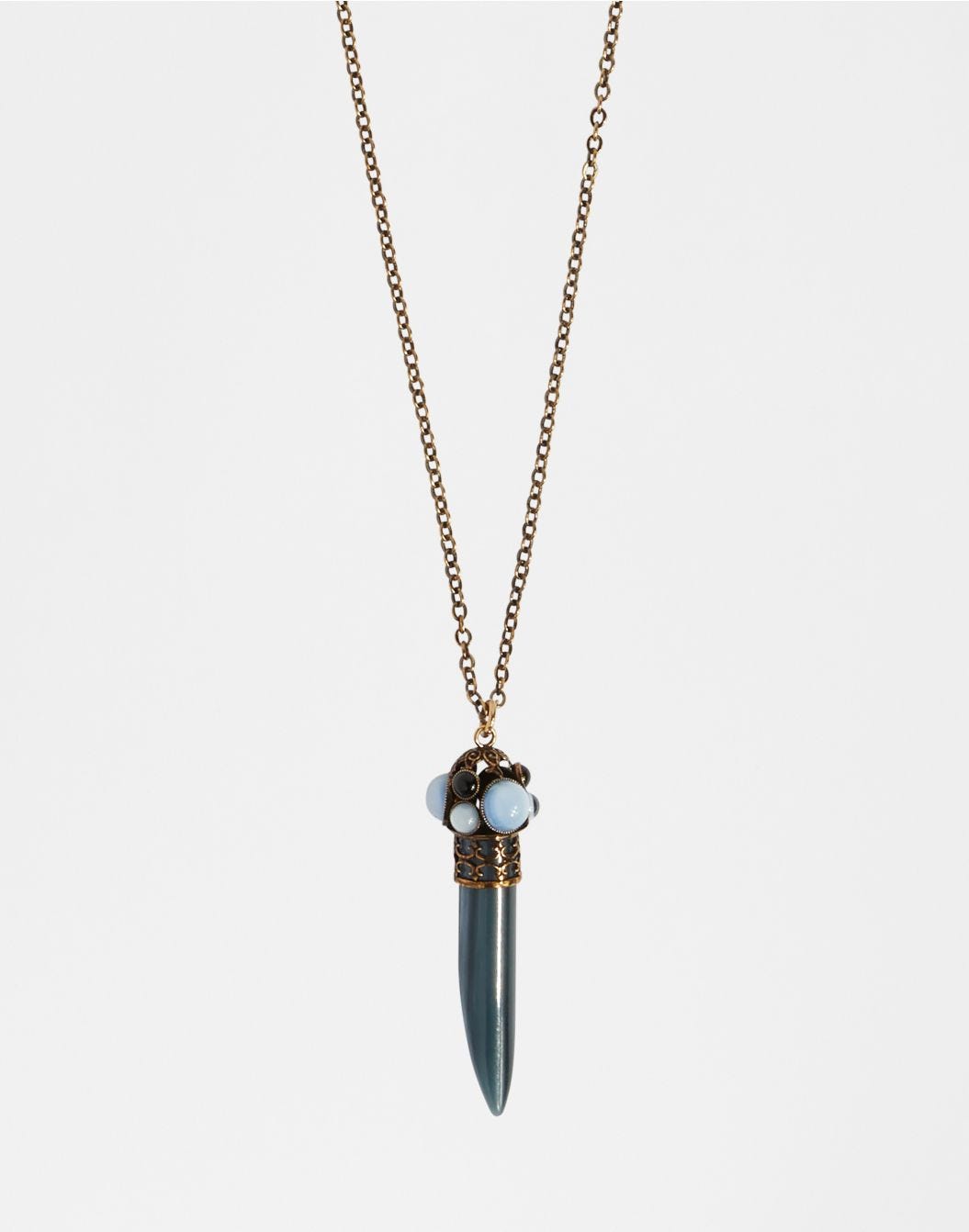Lardini Collana vintage con corno ottanio Sconto