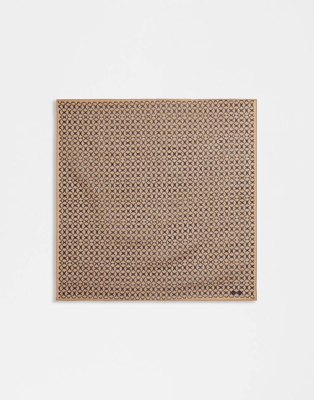 Lardini Foulard in seta con disegno geometrico Outlet