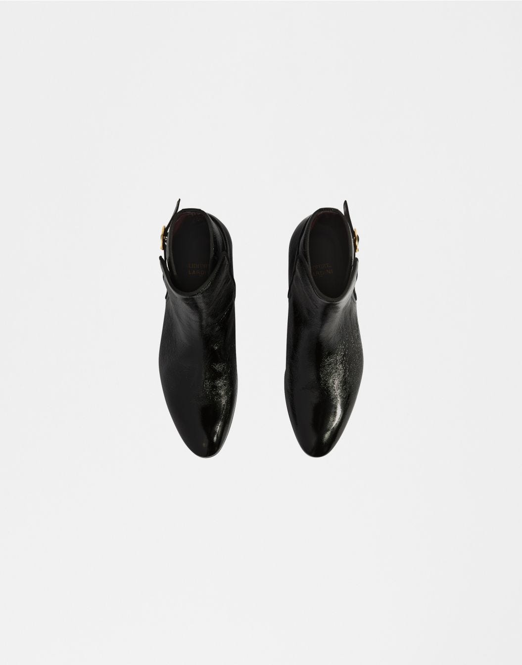 Lardini Stivaletto nero in pelle verniciata naplack Offerte