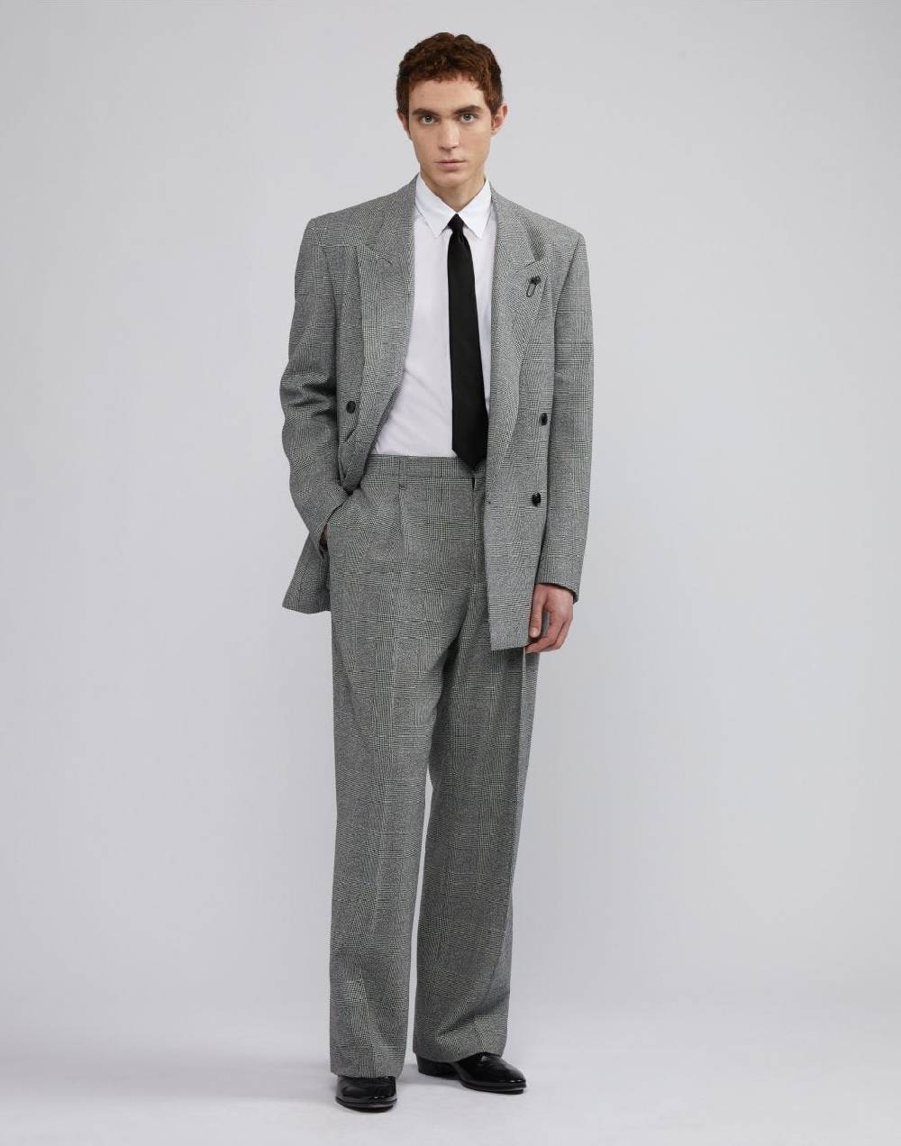 Lardini Camicia bianca in popeline di cotone Vendita Economica