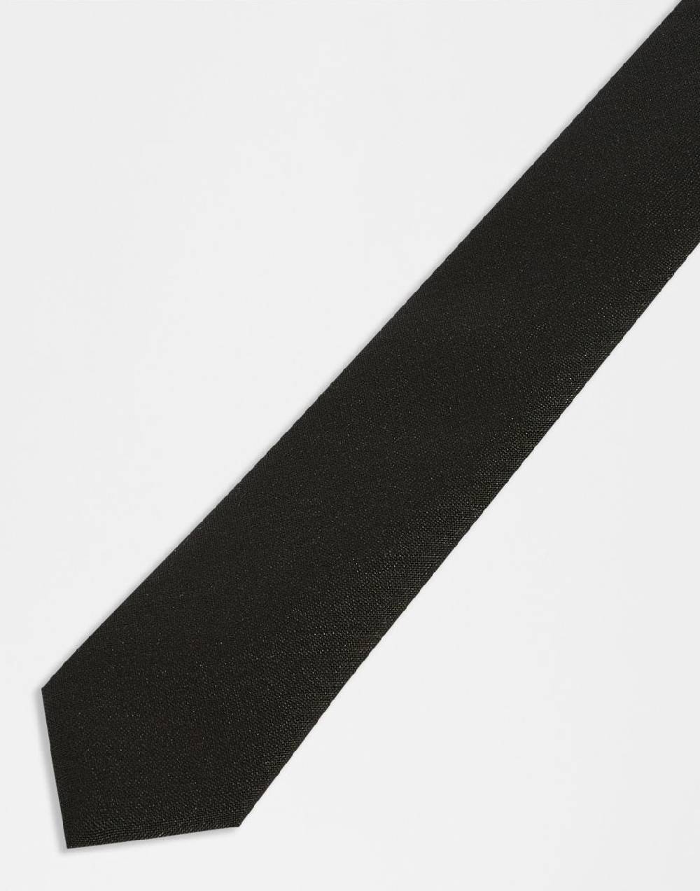 Lardini Cravatta in lana mohair nera Italy