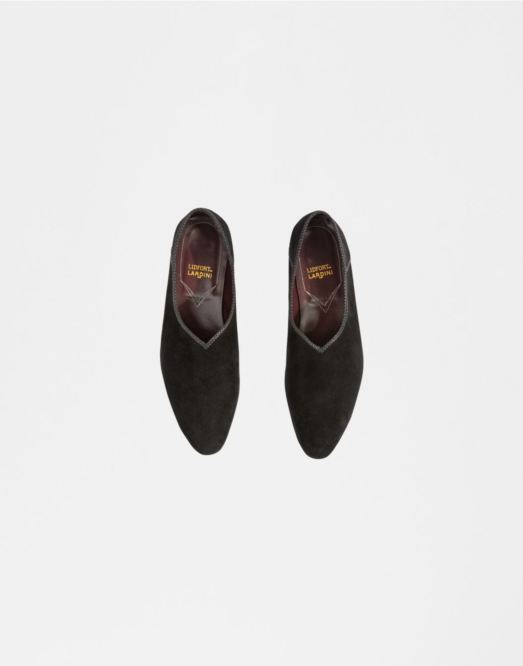 Lardini Babouche in pelle di vitello con bordo intrecciato Italia