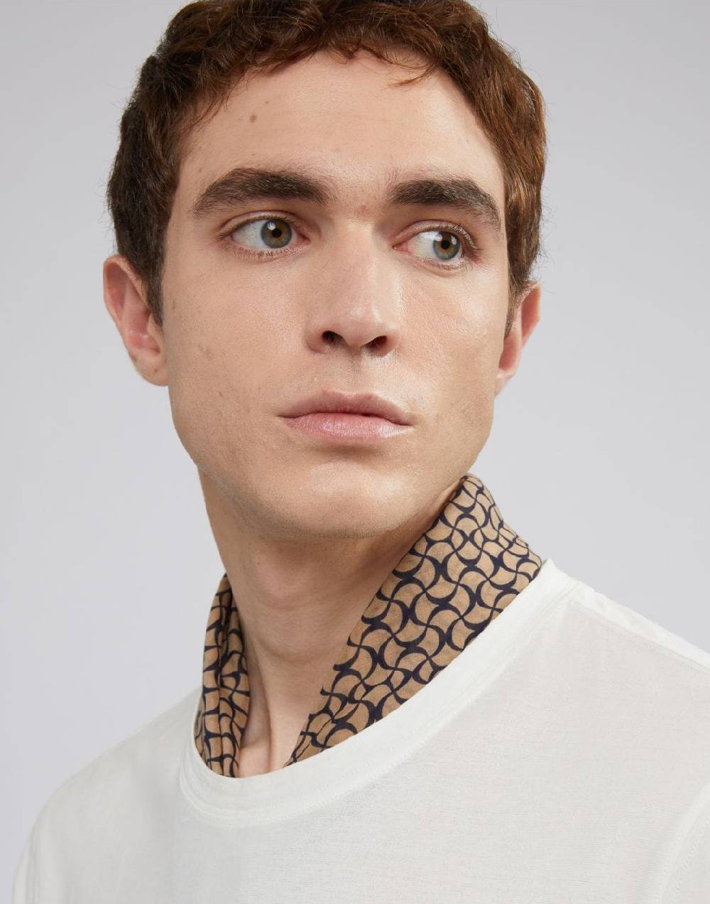 Lardini Foulard in seta con disegno geometrico In Linea