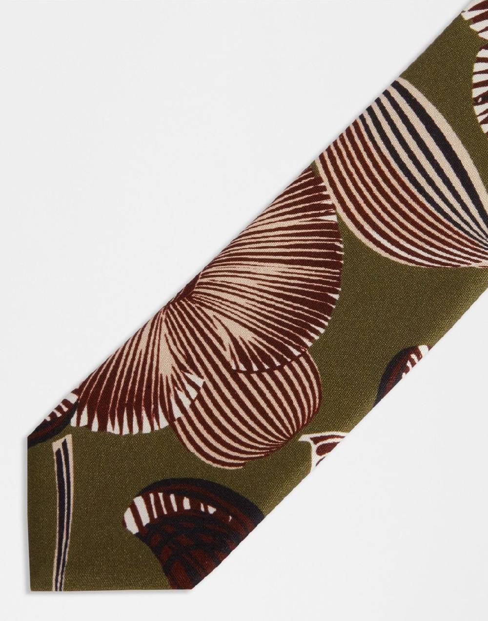 Lardini Cravatta in seta con disegno floreale Nuovo