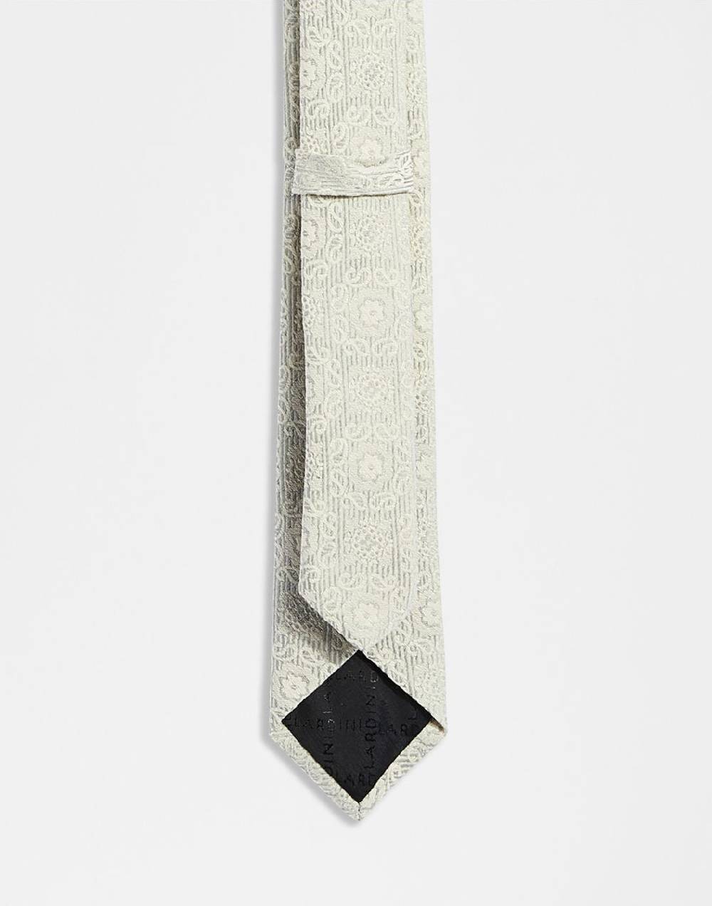 Lardini Cravatta in lino e cotone con disegno jacquard Promozione