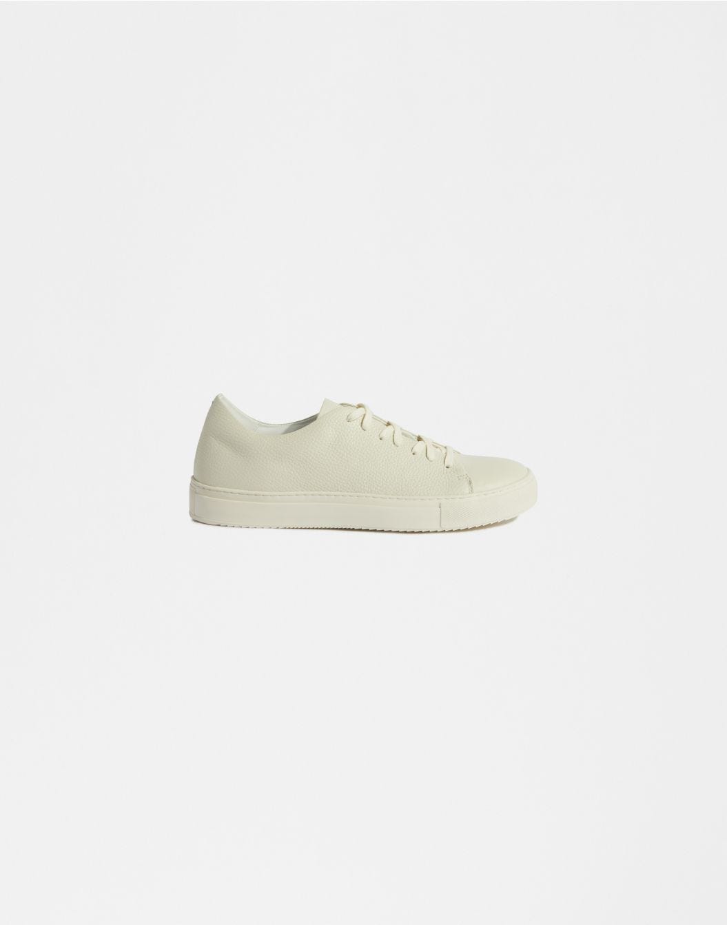 Lardini Sneaker bassa in pelle di vitello panna Soddisfazione Garantita
