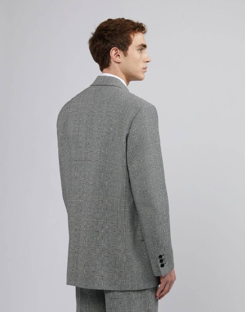 Lardini Blazer doppiopetto principe di galles fit boxy Presa