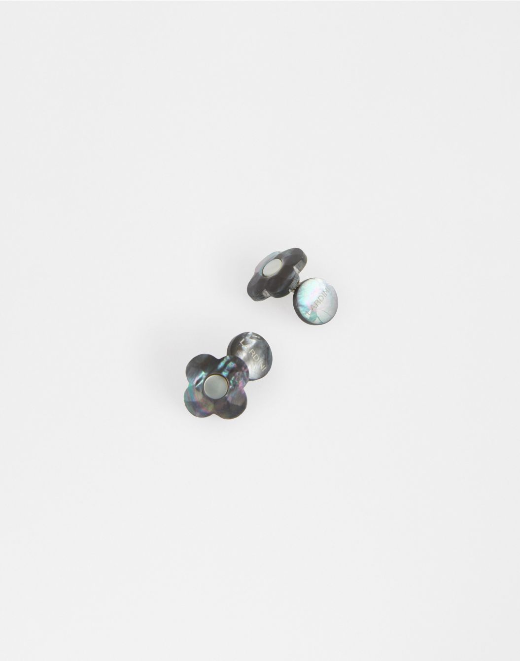 Lardini Gemelli in madreperla grigio e bianco Vendita Economica